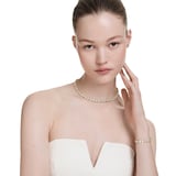 SWAROVSKI Una Angelic Gold Tone Plated Crystal 3 Piece Jewellery Set