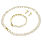 SWAROVSKI Una Angelic Gold Tone Plated Crystal 3 Piece Jewellery Set