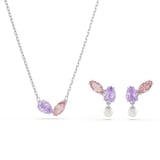 SWAROVSKI Una Angelica Capsule White Rhodium Plated Crystal Jewellery Set