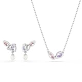 SWAROVSKI Una Angelica Capsule White Rhodium Plated Crystal Jewellery Set