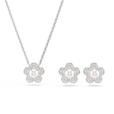 SWAROVSKI Una Angelica Capsule White Rhodium Plated Crystal Jewellery Set