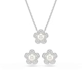 SWAROVSKI Una Angelica Capsule White Rhodium Plated Crystal Jewellery Set