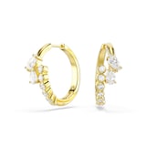 SWAROVSKI Mesmera 18ct Yellow Gold Plated Mixed Cut Crystal Hoop Earrings