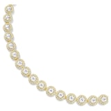 SWAROVSKI Una Angelic Yellow Gold Coloured Round Cut Crystal Necklace