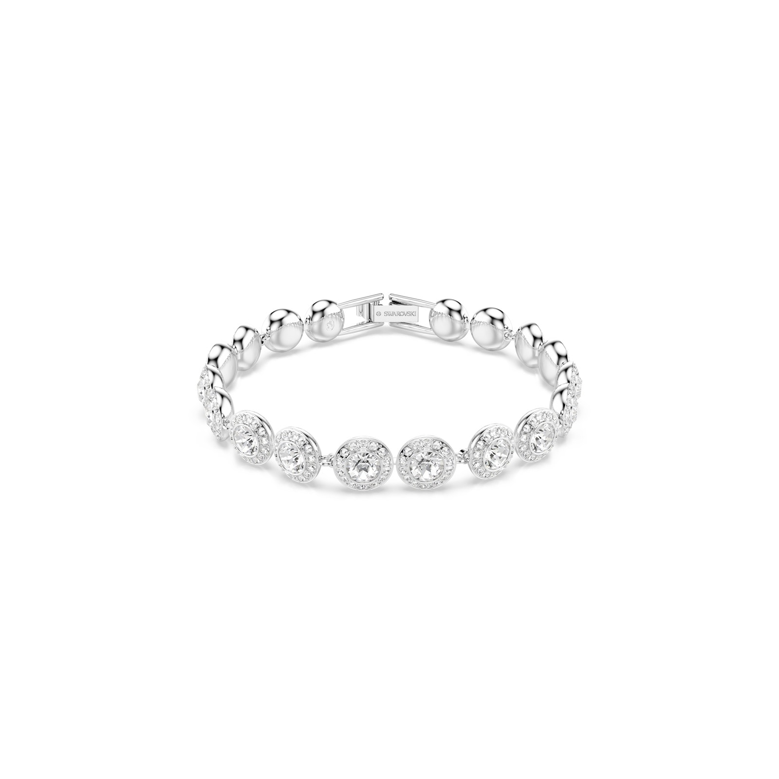 SWAROVSKI Una Angelic White Rhodium Plated Cubic Zirconia Bracelet