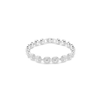 SWAROVSKI Una Angelic White Rhodium Plated Cubic Zirconia Bracelet