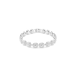 37742534 - Una Angelic White Rhodium Plated Cubic Zirconia Bracelet