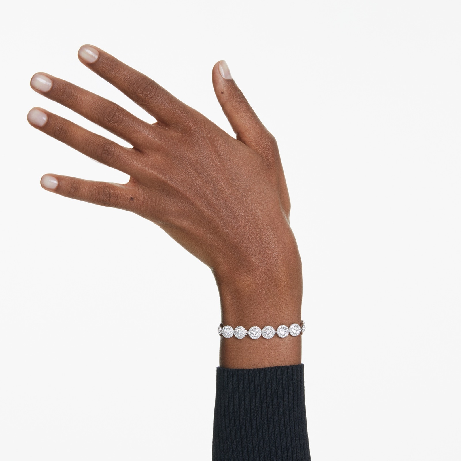 SWAROVSKI Una Angelic White Rhodium Plated Cubic Zirconia Bracelet