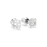 SWAROVSKI Stilla White Rhodium Plated Cubic Zirconia Stud Earrings