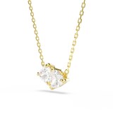 SWAROVSKI Mesmera Yellow Gold Coloured Cubic Zirconia Heart Pendant Necklace