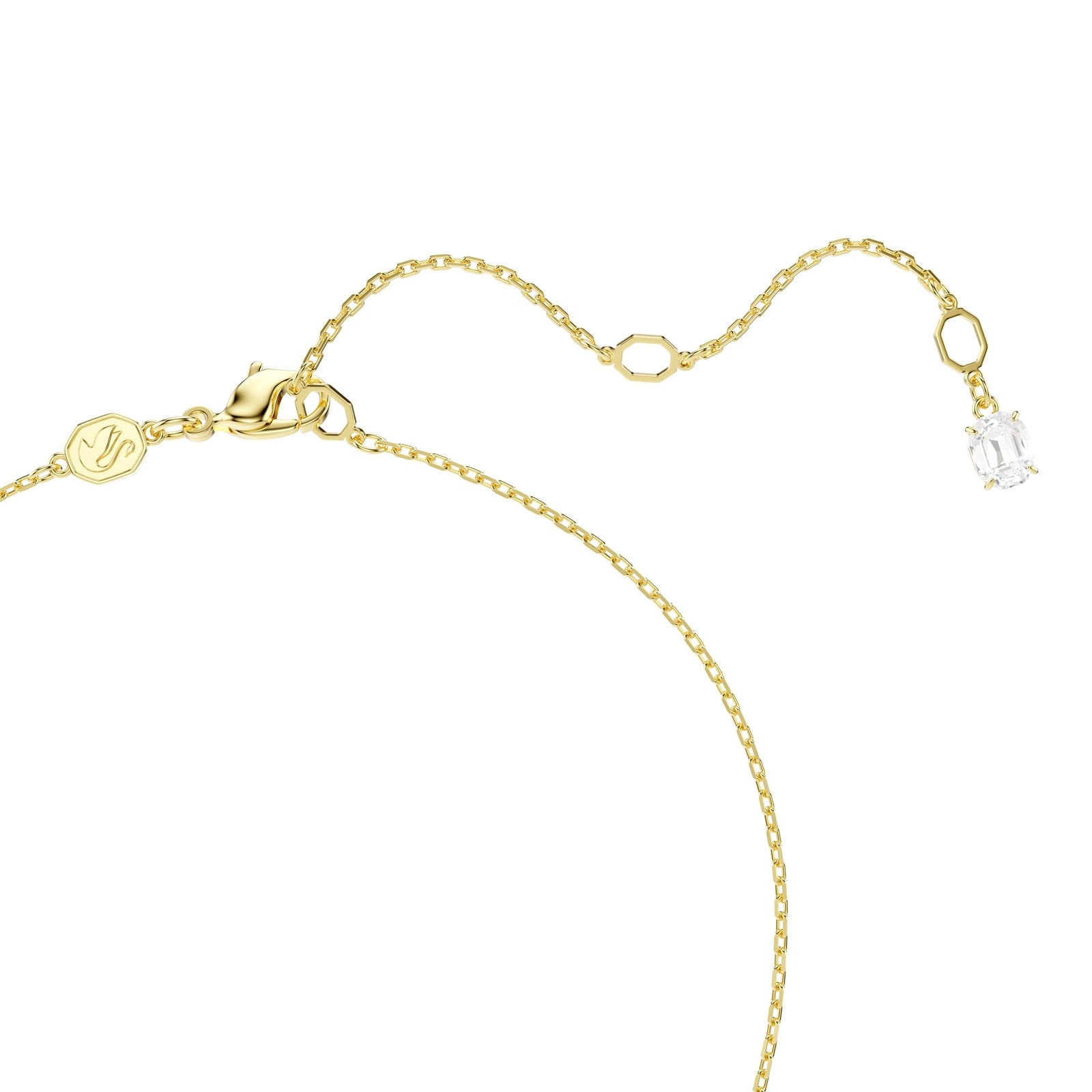 SWAROVSKI Mesmera Yellow Gold Coloured Cubic Zirconia Heart Pendant Necklace SWAROVSKI Mesmera Yellow Gold Coloured Cubic Zirconia Heart Pendant Necklace