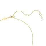 SWAROVSKI Mesmera Yellow Gold Coloured Cubic Zirconia Heart Pendant Necklace
