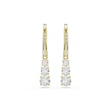 SWAROVSKI Stilla Yellow Gold Coloured Cubic Zirconia Drop Earrings