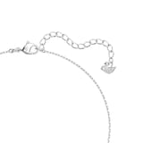 SWAROVSKI Mesmera White Rhodium Plated Cubic Zirconia Heart Pendant Necklace