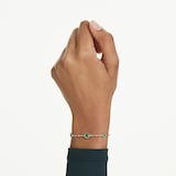 SWAROVSKI Imber Yellow Gold Coloured Green Crystal Bracelet