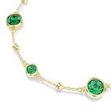 SWAROVSKI Imber Yellow Gold Coloured Green Crystal Bracelet