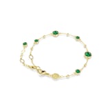 SWAROVSKI Imber Yellow Gold Coloured Green Crystal Bracelet