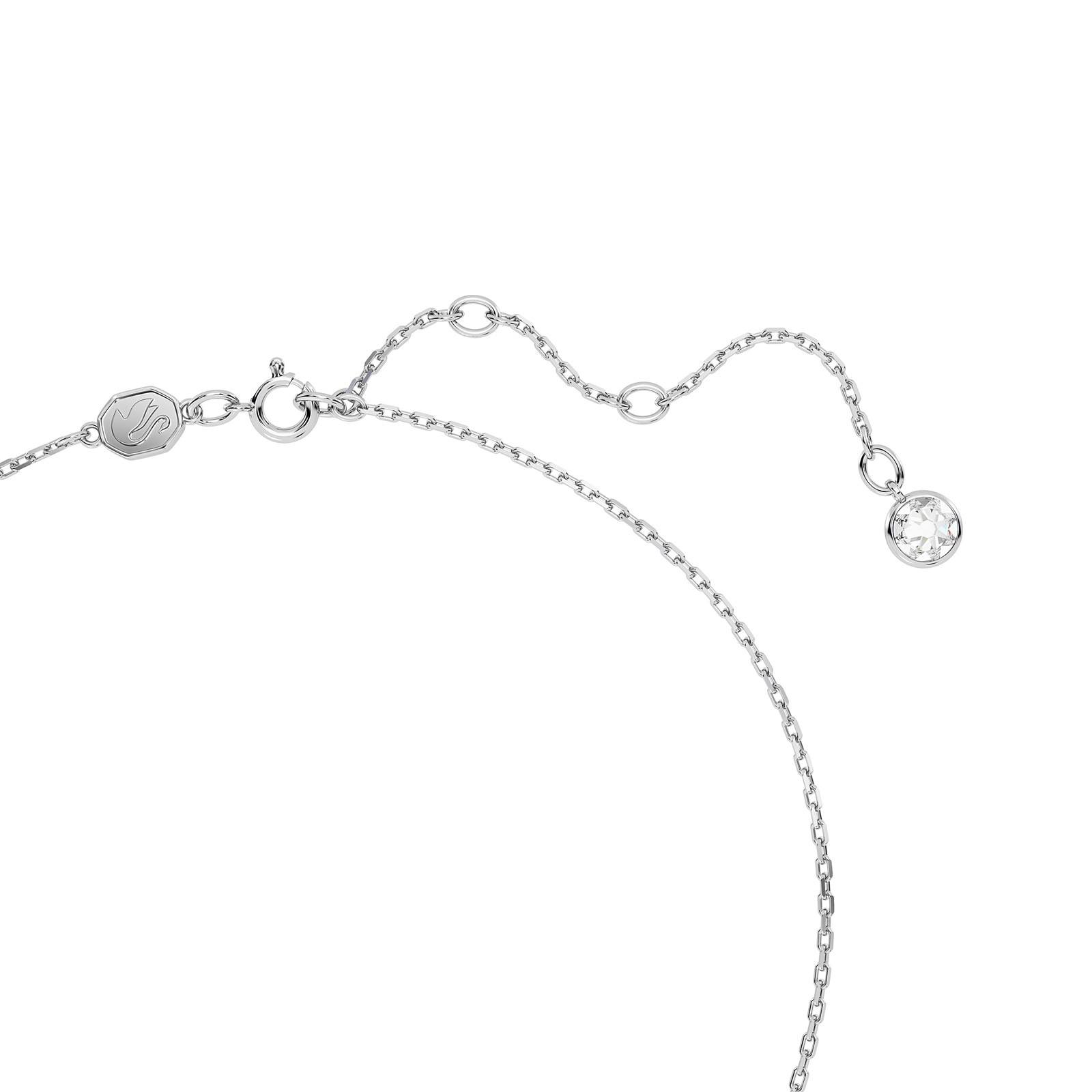 SWAROVSKI Birthstone White Rhodium Plated Green Crystal Pendant Necklace SWAROVSKI Birthstone White Rhodium Plated Green Crystal Pendant Necklace
