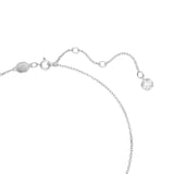 SWAROVSKI Birthstone White Rhodium Plated Green Crystal Pendant Necklace