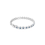 SWAROVSKI Una Angelic White Rhodium Plated Blue Crystal Bracelet