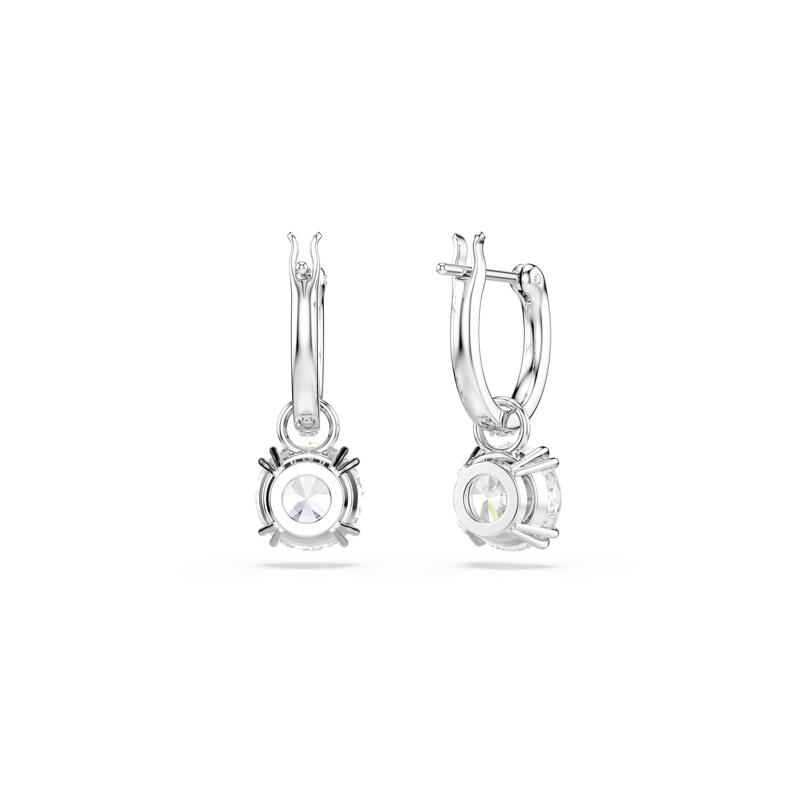 SWAROVSKI Stilla White Rhodium Plated Cubic Zirconia Drop Earrings