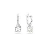 SWAROVSKI Stilla White Rhodium Plated Cubic Zirconia Drop Earrings
