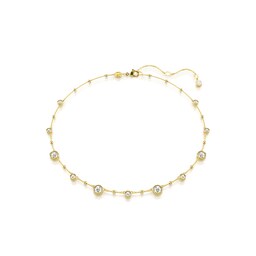 37742554 - Imber Yellow Gold Coloured Scattered Cubic Zirconia Necklace