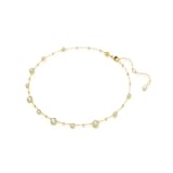 SWAROVSKI Imber Yellow Gold Coloured Scattered Cubic Zirconia Necklace