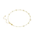 SWAROVSKI Imber Yellow Gold Coloured Scattered Cubic Zirconia Necklace