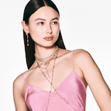 SWAROVSKI Imber Yellow Gold Coloured Scattered Cubic Zirconia Necklace