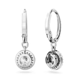 SWAROVSKI Una Angelic White Rhodium Plated Cubic Zirconia Drop Earrings