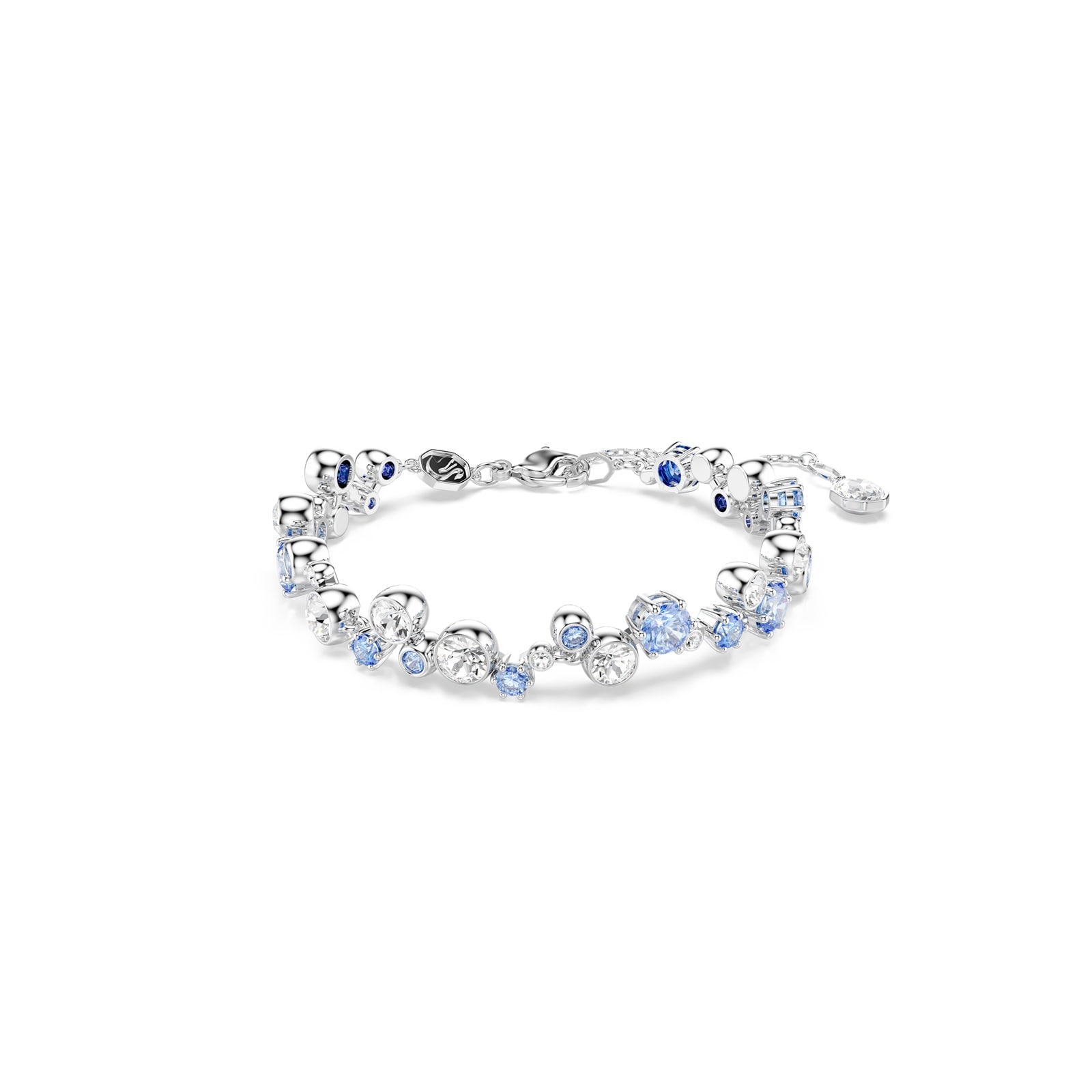 SWAROVSKI Constella White Rhodium Plated Blue Crystal Bracelet