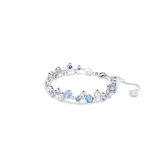 SWAROVSKI Constella White Rhodium Plated Blue Crystal Bracelet