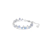 SWAROVSKI Constella White Rhodium Plated Blue Crystal Bracelet