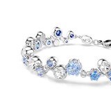 SWAROVSKI Constella White Rhodium Plated Blue Crystal Bracelet