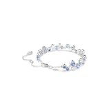 SWAROVSKI Constella White Rhodium Plated Blue Crystal Bracelet