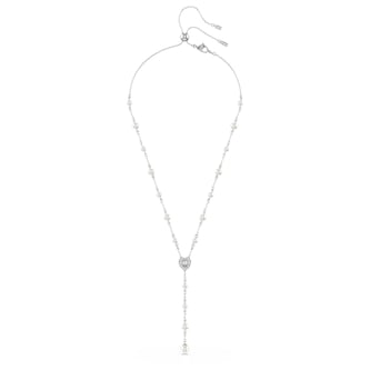 SWAROVSKI Ariana Grande x Swarovski White Rhodium Plated Cubic Zirconia Y Necklace SWAROVSKI Ariana Grande x Swarovski White Rhodium Plated Cubic Zirconia Y Necklace