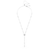 SWAROVSKI Ariana Grande x Swarovski White Rhodium Plated Cubic Zirconia Y Necklace