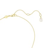 SWAROVSKI Idyllia Lilia Yellow Gold Coloured Cubic Zirconia Butterfly Pendant Necklace