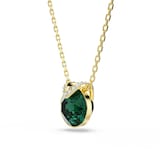SWAROVSKI Bella Yellow Gold Coloured Green Crystal Pendant Necklace