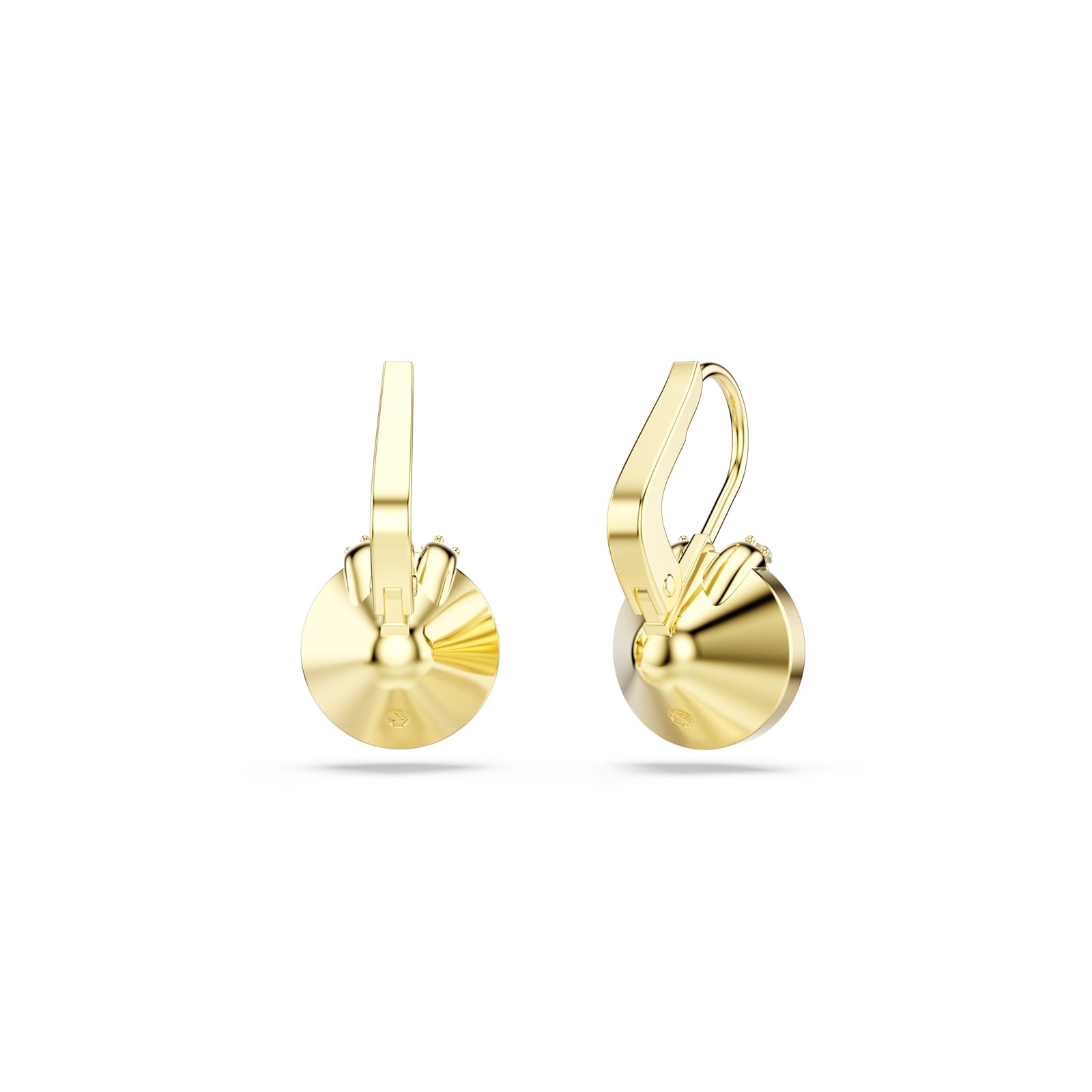 SWAROVSKI Bella Yellow Gold Coloured Green Crystal Drop Earrings