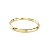 SWAROVSKI Sublima Yellow Gold Coloured Pavé Cubic Zirconia Bangle - Size Medium
