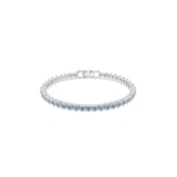 SWAROVSKI Imber Emily White Rhodium Plated Blue Crystal Tennis Bracelet