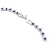 SWAROVSKI Una Angelic White Rhodium Plated Blue & White Crystal Necklace