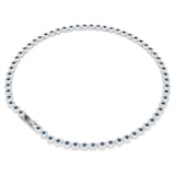 SWAROVSKI Una Angelic White Rhodium Plated Blue & White Crystal Necklace