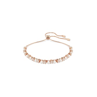 SWAROVSKI Matrix Rose Gold Coloured Cubic Zirconia Tennis Bracelet SWAROVSKI Matrix Rose Gold Coloured Cubic Zirconia Tennis Bracelet