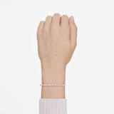 SWAROVSKI Matrix Rose Gold Coloured Cubic Zirconia Tennis Bracelet