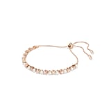 SWAROVSKI Matrix Rose Gold Coloured Cubic Zirconia Tennis Bracelet
