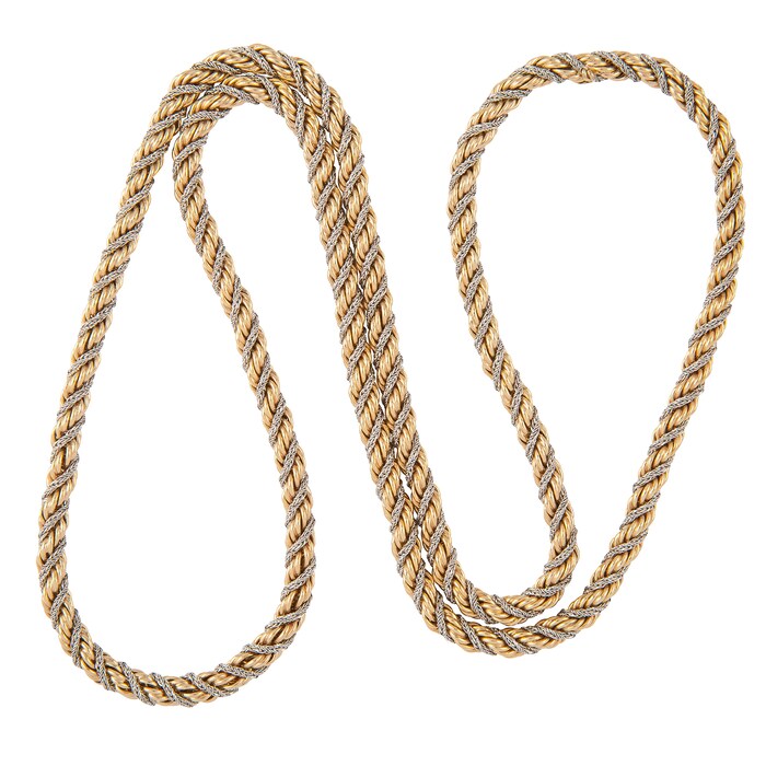 Susan Caplan Exclusive Susan Caplan Vintage Christian Dior Rope Chain Necklace