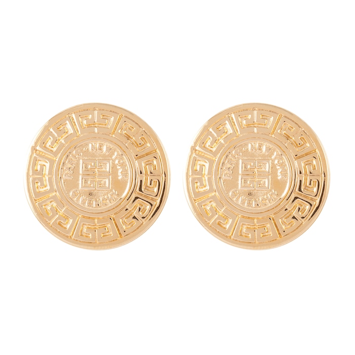 Susan Caplan Exclusive Susan Caplan Vintage Givenchy Logo Clip On Earrings